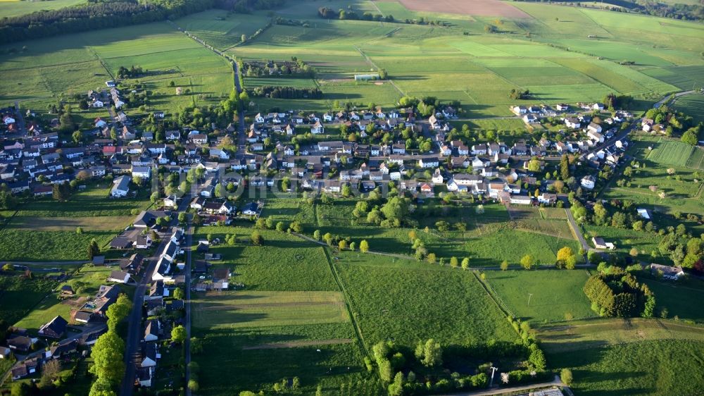 Berod bei Hachenburg von oben - Ansicht von Berod bei Hachenburg im Bundesland Rheinland-Pfalz, Deutschland