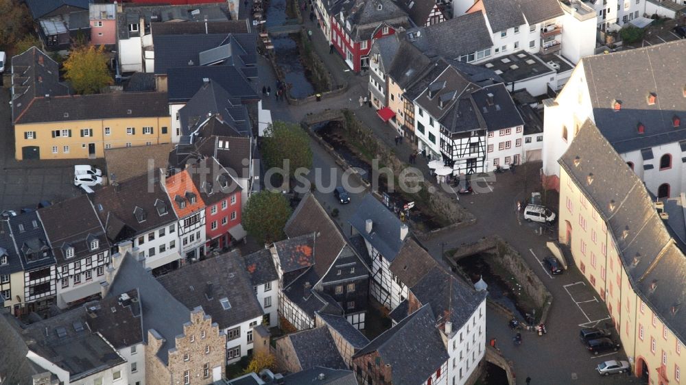 Luftbild Bad Münstereifel - Ansicht der Innenstadt von Bad Münstereifel im Bundesland Nordrhein-Westfalen, Deutschland