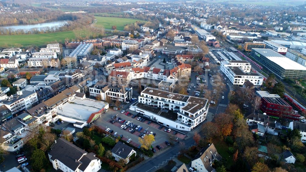 Luftbild Hennef (Sieg) - Ansicht des Stadtzentrums von Hennef (Sieg) im Bundesland Nordrhein-Westfalen, Deutschland