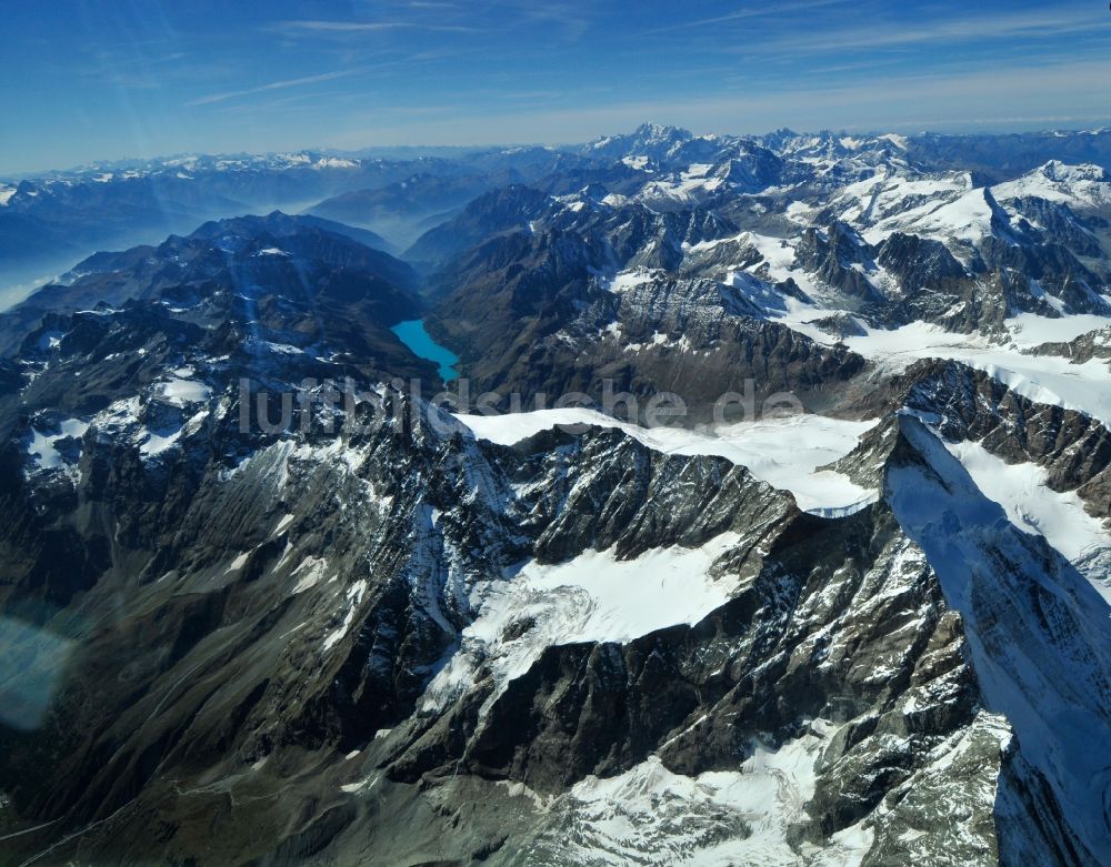 Luftbild Aosta - Aostatal bei Aosta in der Region Aostatal in Italien