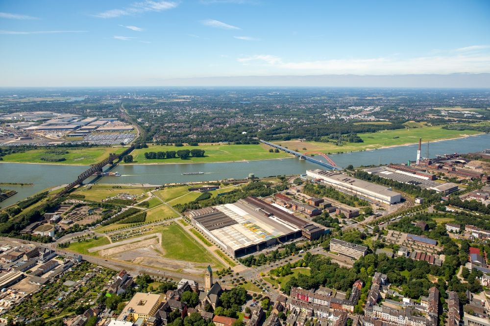 Luftaufnahme Duisburg - ArcelorMittal Hochfeld GmbH in Duisburg im Bundesland Nordrhein-Westfalen