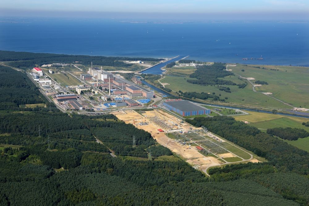 Luftbild Freesendorf - Areal des ehemaligen Kernkraftwerkes Lubmin im Bundesland Mecklenburg-Vorpommern