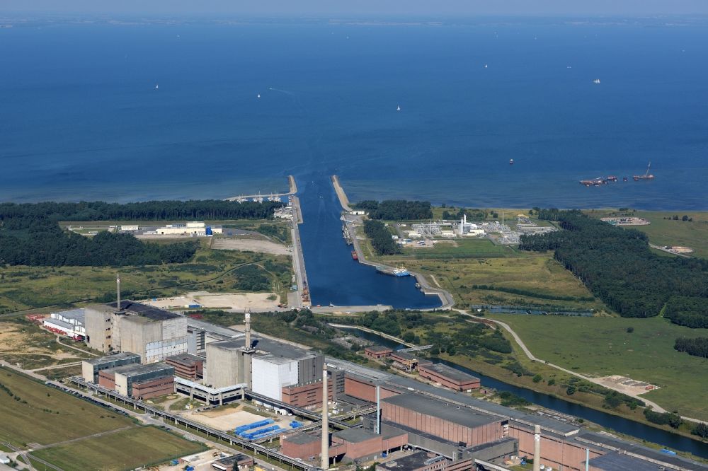 Luftbild Freesendorf - Areal des ehemaligen Kernkraftwerkes Lubmin im Bundesland Mecklenburg-Vorpommern