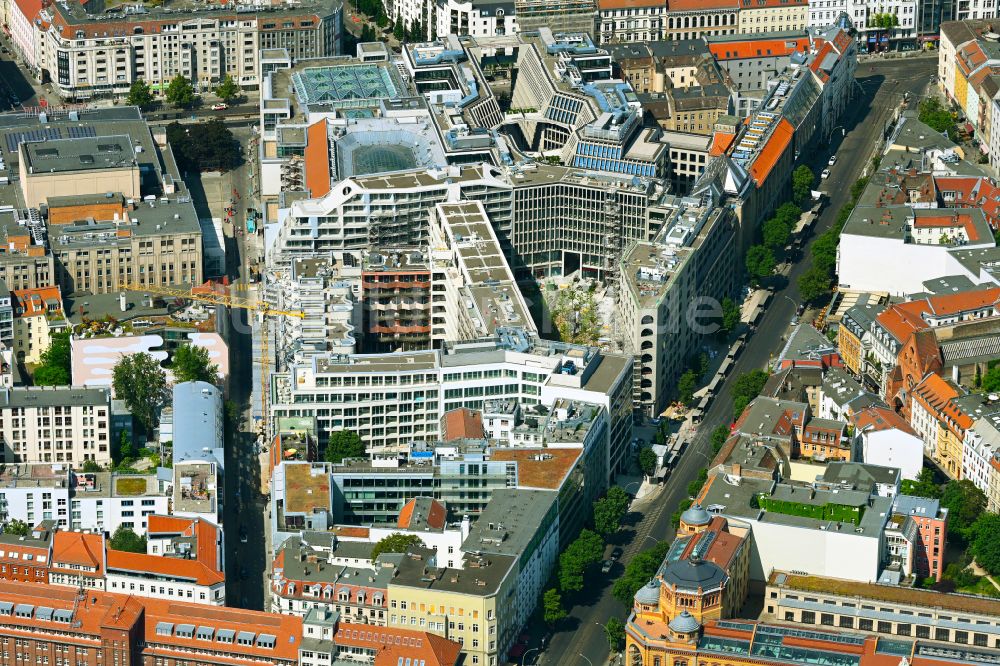 Luftbild Berlin - Areal am Tacheles an der Oranienburger Straße im Ortsteil Mitte in Berlin, Deutschland