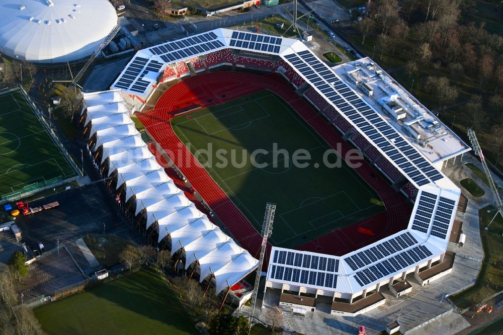 Luftbild Erfurt - Arena des Stadion Steigerwaldstadion in Erfurt im Bundesland Thüringen