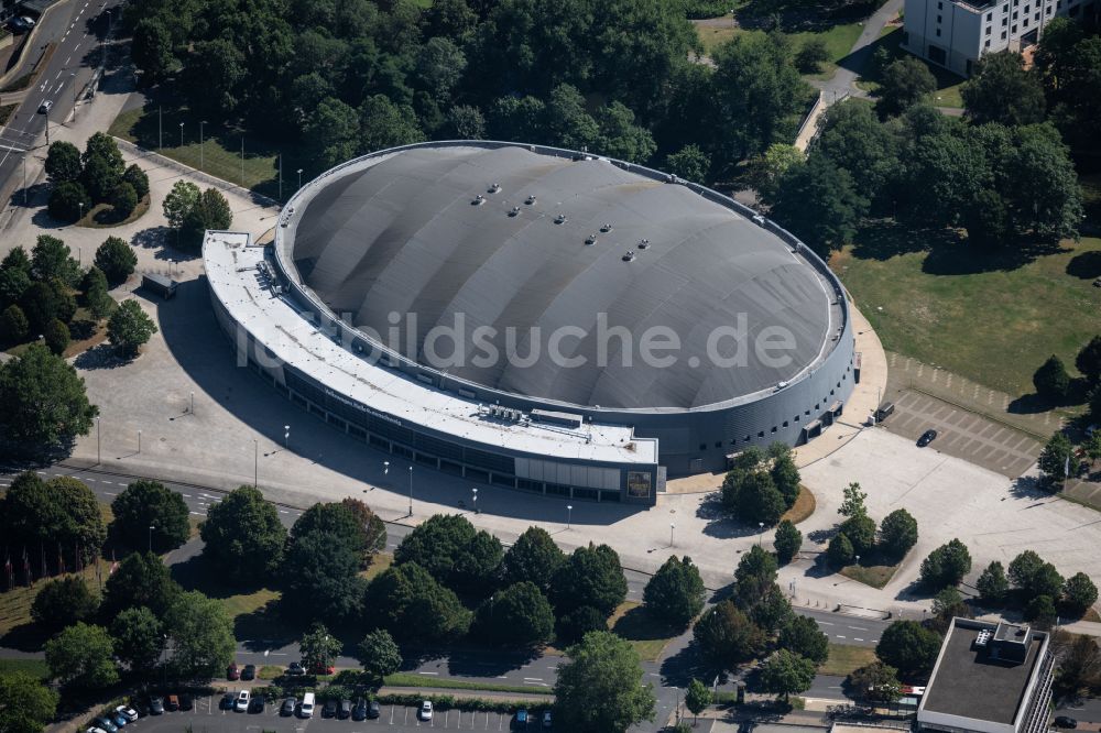 Luftaufnahme Braunschweig - Arena Volkswagen Halle Braunschweig am Europaplatz in Braunschweig im Bundesland Niedersachsen, Deutschland