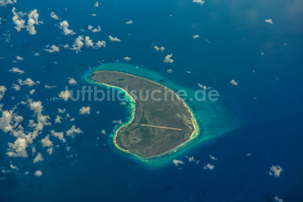 Luftaufnahme Assomption - Atoll an der Wasseroberfläche im Indischen Ozean in Assomption in, Seychellen