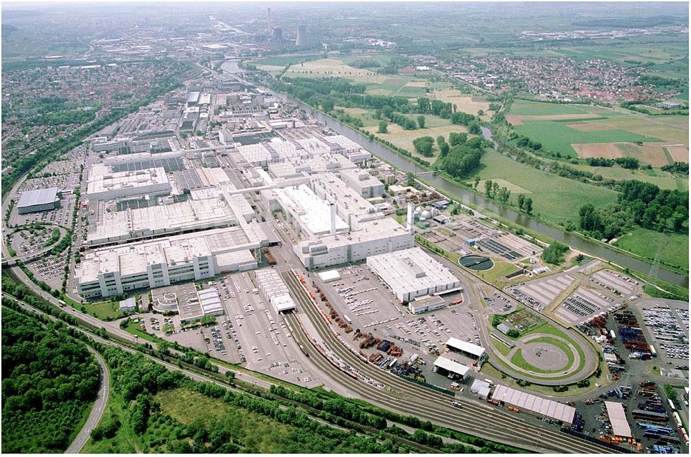 Luftaufnahme Neckarsulm - Audi AG Produktionsstandort Neckarsulm