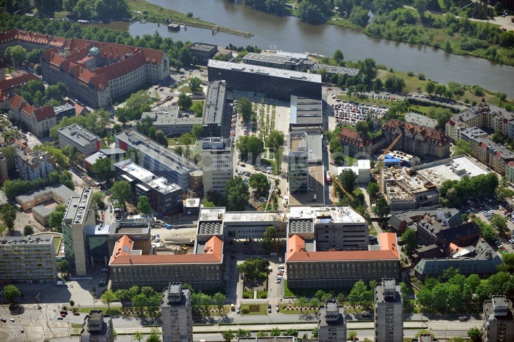 Breslau / Wroclaw aus der Vogelperspektive: Ausbau des Campus der Technischen Hochschule Breslau / Wroclaw in Polen