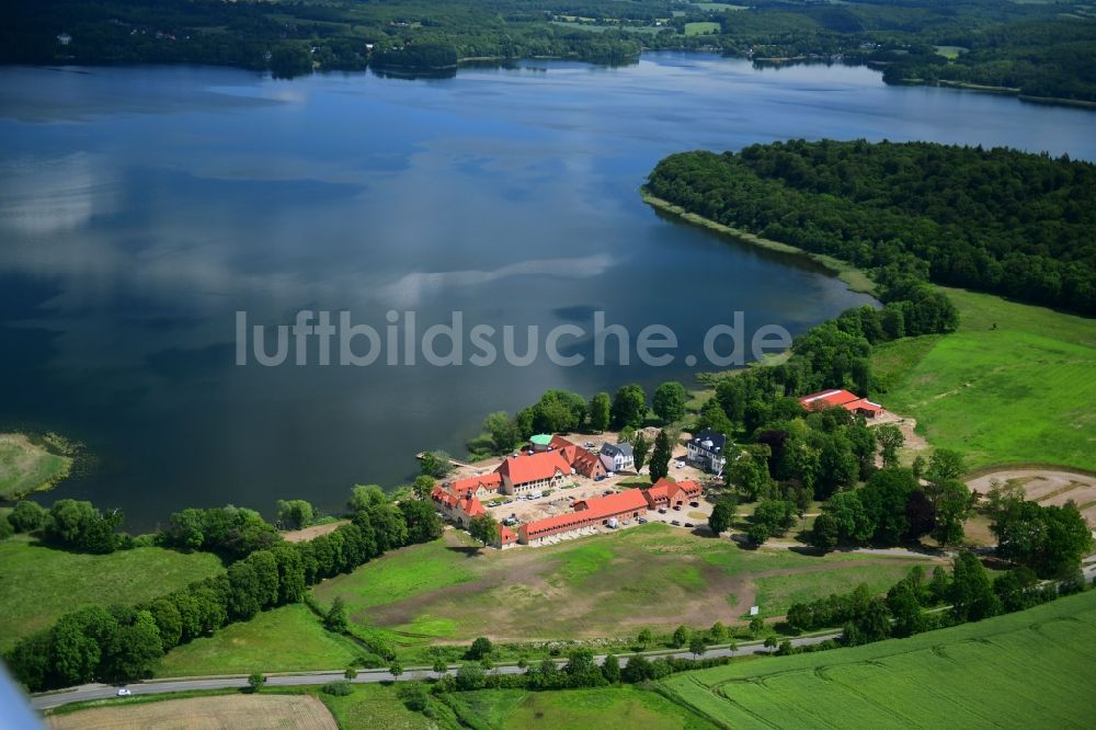 Luftbild Malente - Ausbau Gutshaus und Landgut Gut Immenhof in Malente im Bundesland Schleswig-Holstein, Deutschland