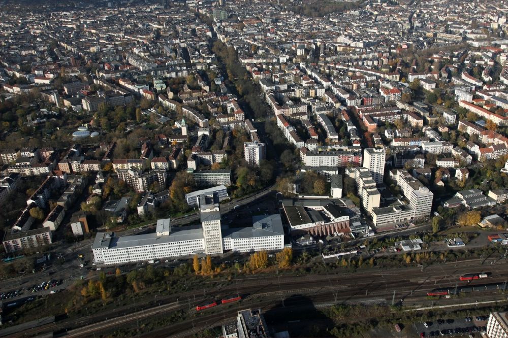 Luftbild Frankfurt am Main - Ausbildungszentrum der Deutschen Telekom in Frankfurt am Main im Bundesland Hessen