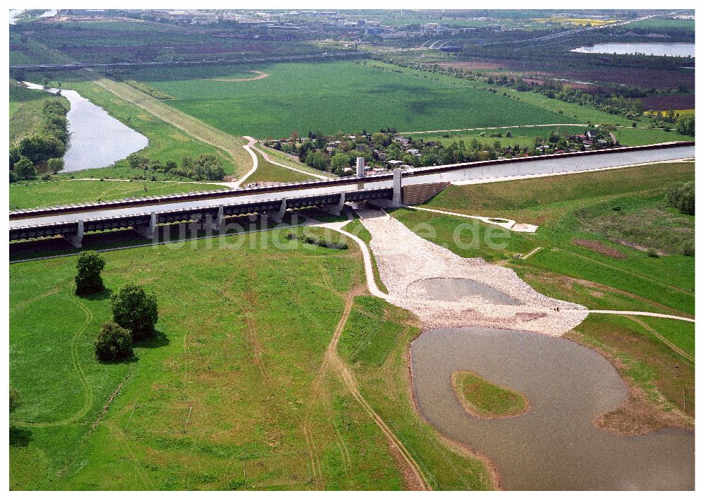 Luftbild Hohenwarthe / Sachsen-Anhalt - Ausgleich und Ersatzmassnahmen entlang des Elbe-Havel- Kanal 13.05.2005