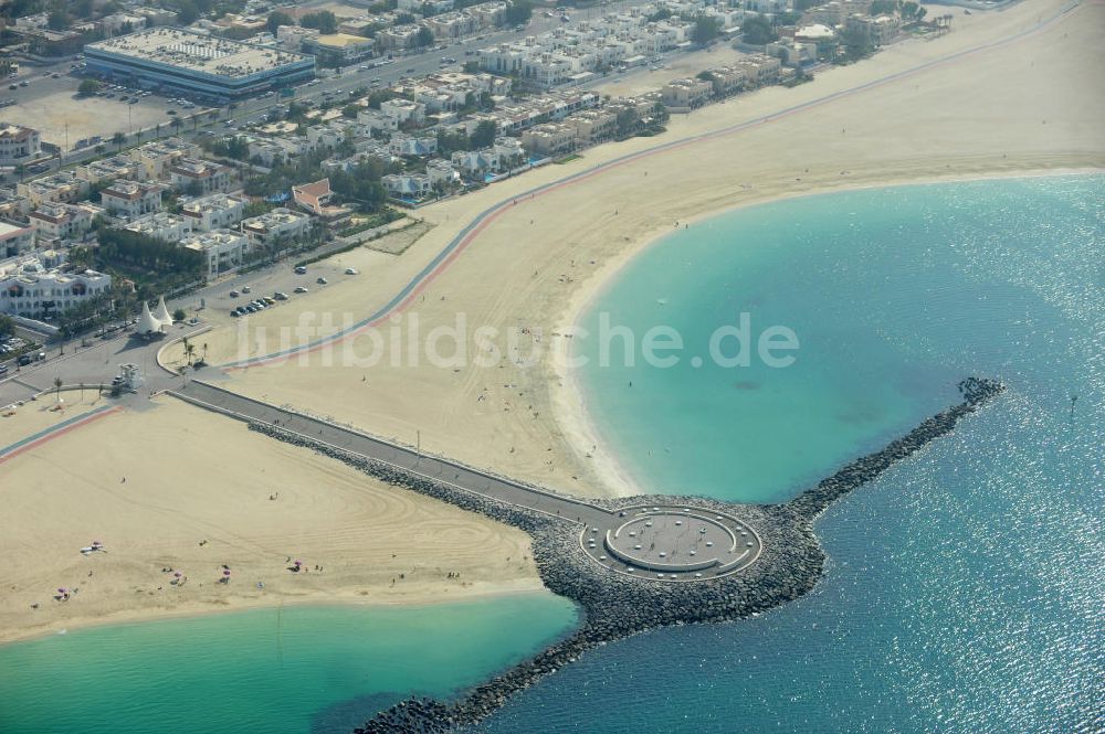 Dubai aus der Vogelperspektive: Aussichtspunkt am Strand von Dubai