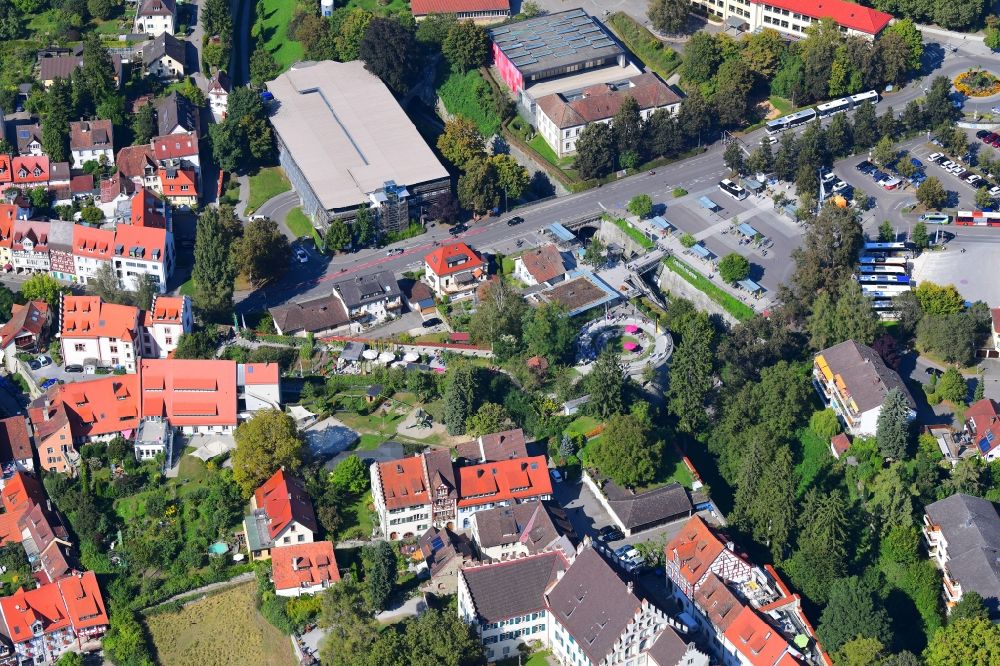 Luftbild Überlingen - Ausstellungsgelände der Landesgartenschau mit den Rosenobel-Gärten in Überlingen im Bundesland Baden-Württemberg, Deutschland