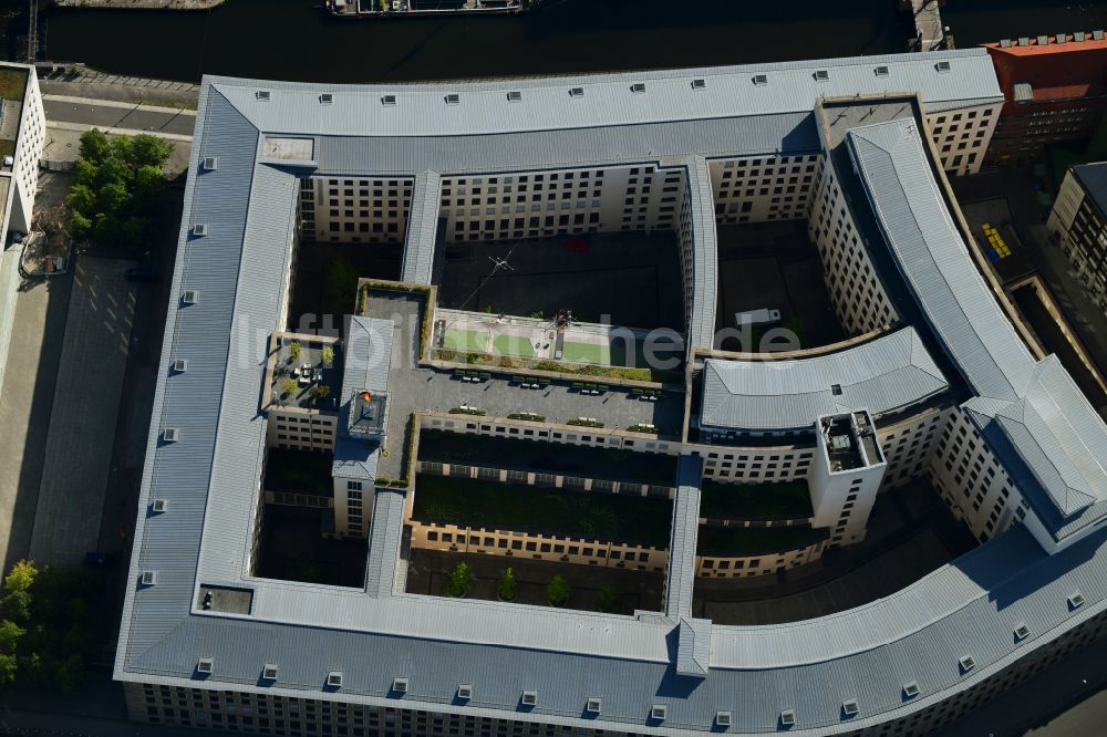 Luftbild Berlin - Auswärtiges Amt auch Außenministerium im Haus am Werderschen Markt in Berlin, Deutschland