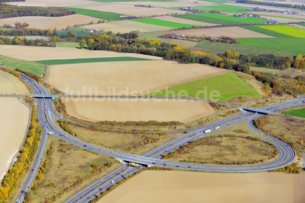 Luftbild Vienenburg - Autobahndreieck Vienenburg im Bundesland Niedersachsen