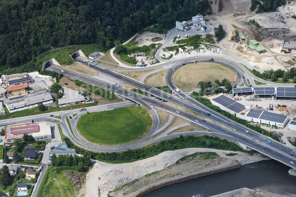 Luftbild Gratkorn - Autobahnkreuz der BAB A9 in Gratkorn in Steiermark, Österreich