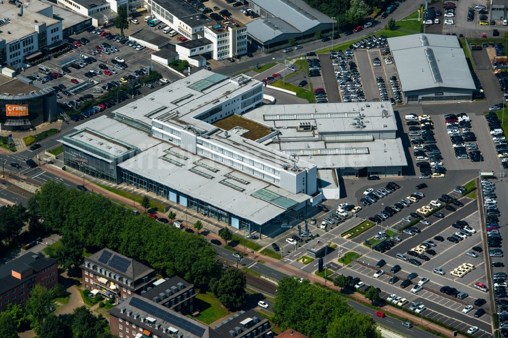 Luftbild Dortmund - Autohandels- Gebäude des Autohauses Mercedes-Benz Niederlassung in Dortmund im Bundesland Nordrhein-Westfalen