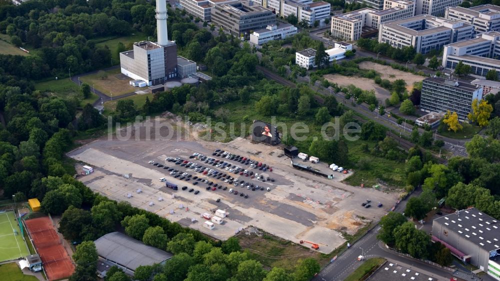 Bonn aus der Vogelperspektive: Autokino- Gelände im Ortsteil Dottendorf in Bonn im Bundesland Nordrhein-Westfalen, Deutschland