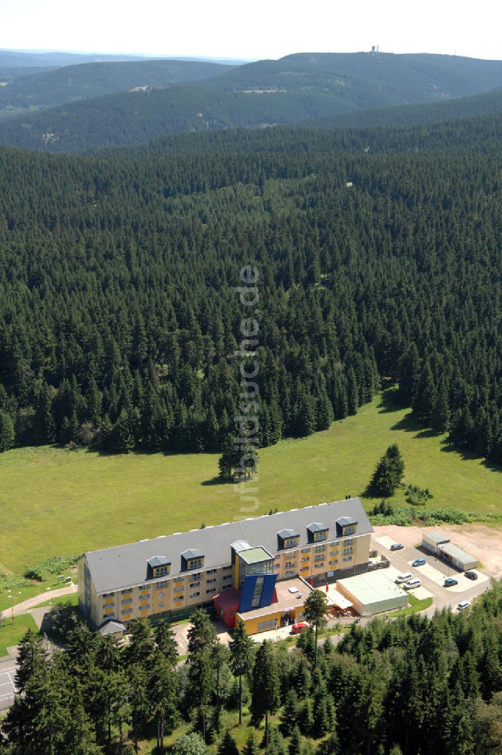 Luftaufnahme Oberhof - Awo Sano Ferienzentrum Oberhof