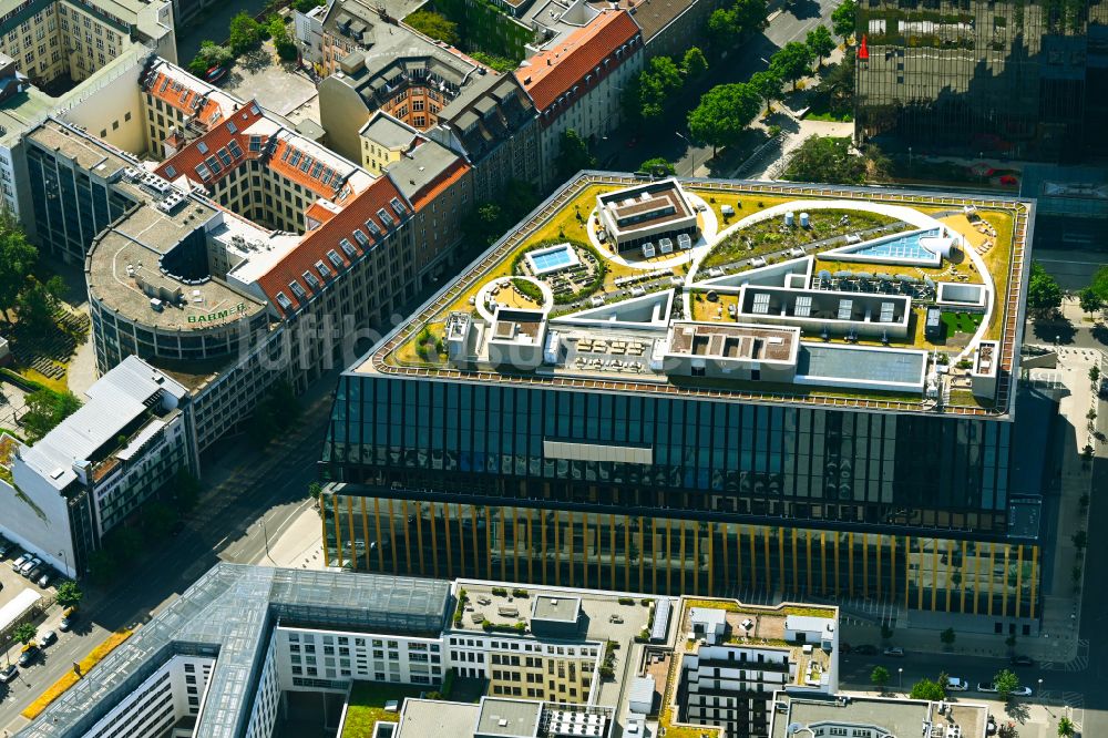 Luftbild Berlin - Axel Springer Campus an der Krausenstraße - Schützenstraße in Berlin