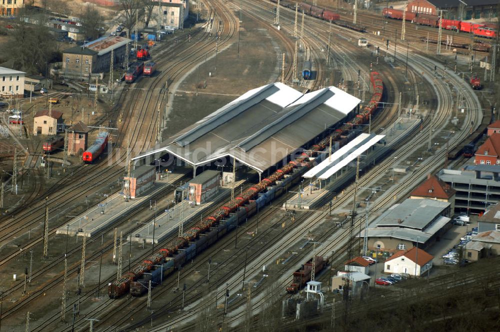 Luftbild Frankfurt (Oder) - Bahnhof Frankfurt (Oder)