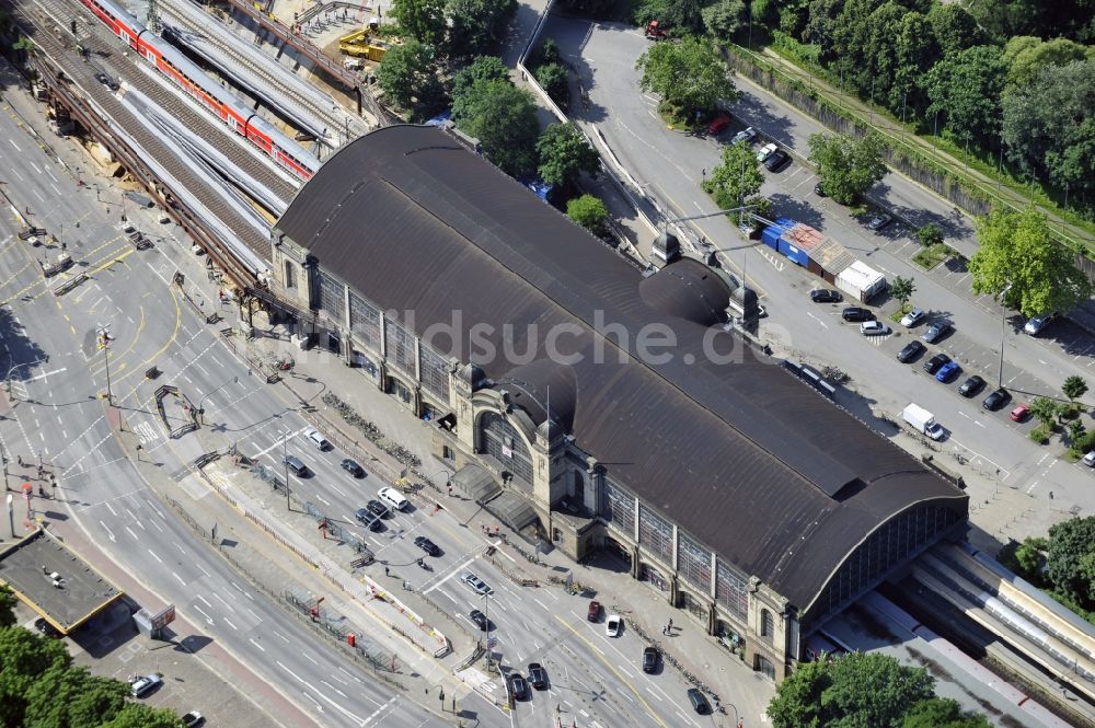 Luftaufnahme Hamburg - Bahnhof Hamburg Dammtor