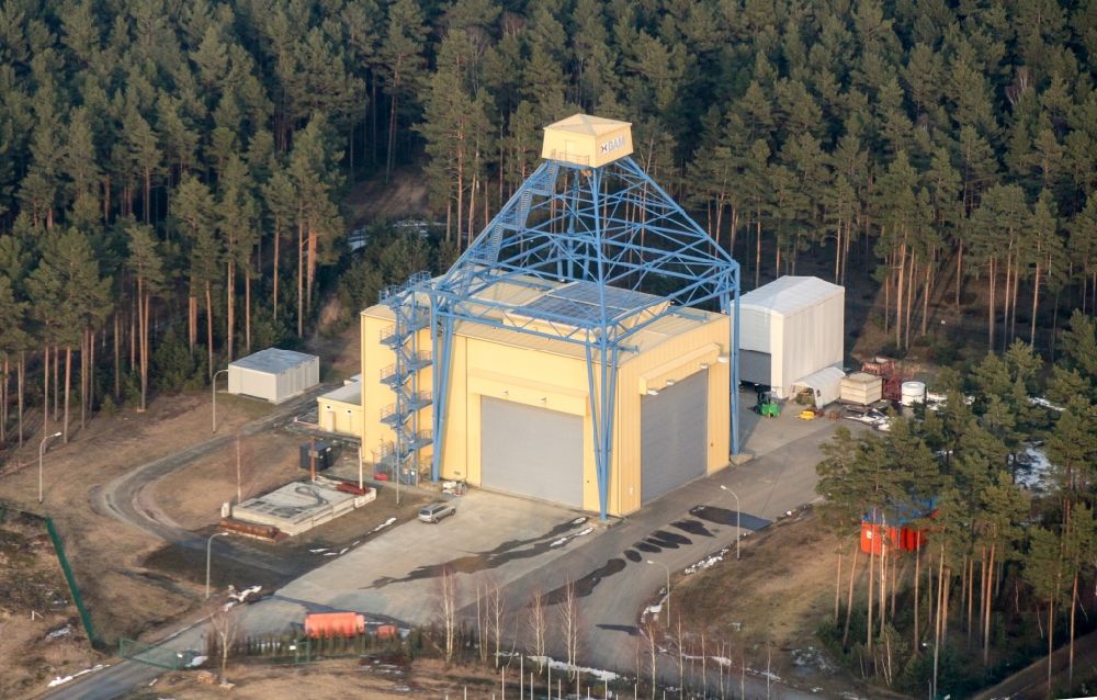 Luftbild Horstwalde - BAM Testgelände Technische Sicherheit in Horstwalde im Bundesland Brandenburg