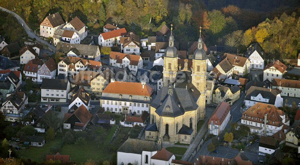 Luftbild Gößweinstein - Basilika Gößweinstein