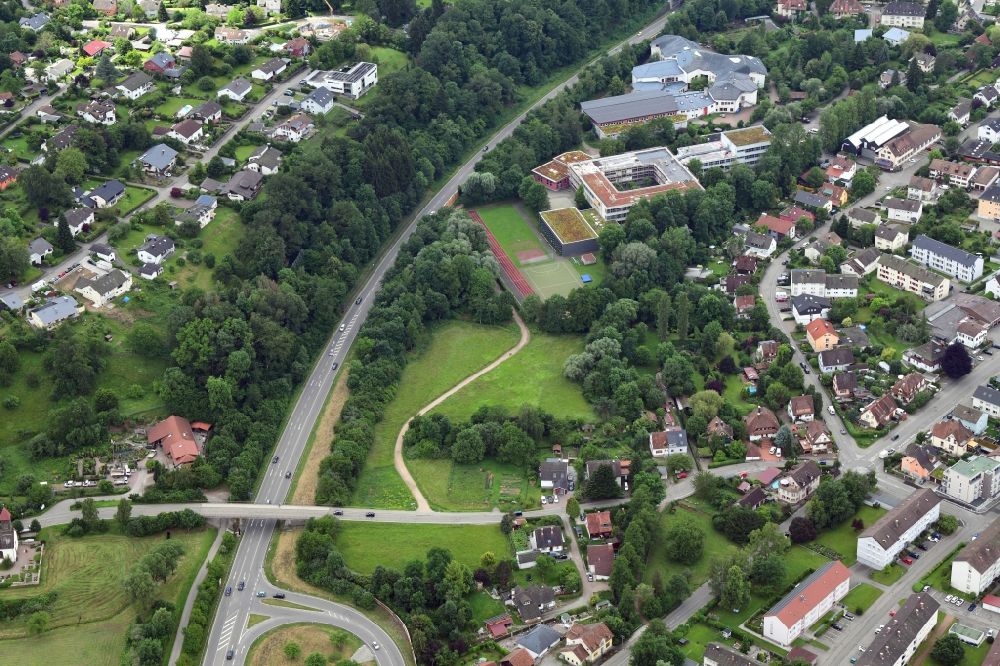 Luftbild Schopfheim - Bauerwartungsland im Gewann Breitmatt in Schopfheim im Bundesland Baden-Württemberg, Deutschland
