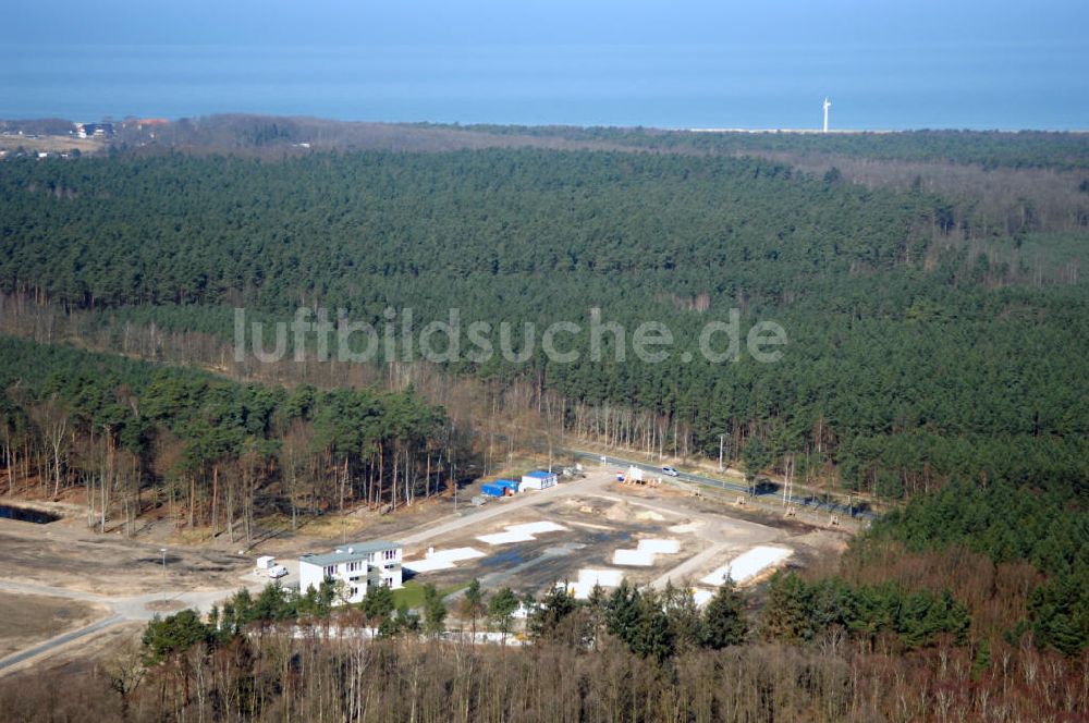 Luftaufnahme Graal-Müritz - Baufeld zur Wohnneubauanlage Küstenwald im Ostseeheilbad Graal-Müritz
