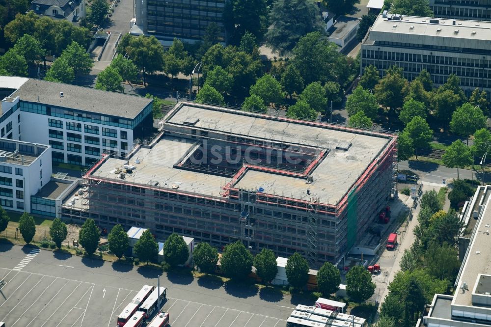 Luftbild Bonn - Baustelle Bürogebäude des Geschäftshauses im Ortsteil Hochkreuz in Bonn im Bundesland Nordrhein-Westfalen, Deutschland