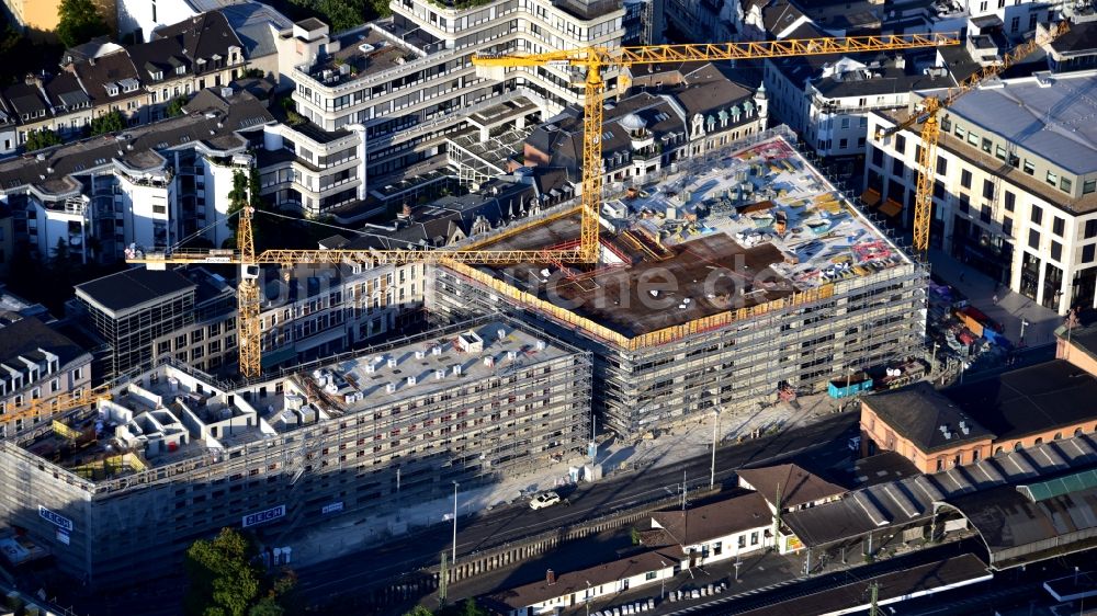 Bonn aus der Vogelperspektive: Baustelle Bürogebäude des Geschäftshauses Urban Soul im Zentrum in Bonn im Bundesland Nordrhein-Westfalen, Deutschland