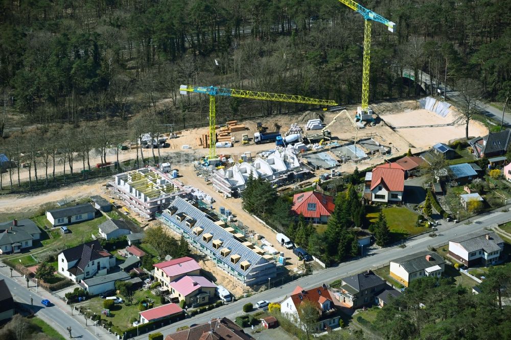 Luftbild Loddin - Baustelle einer Ferienhaus- Anlage in Loddin im Bundesland Mecklenburg-Vorpommern, Deutschland