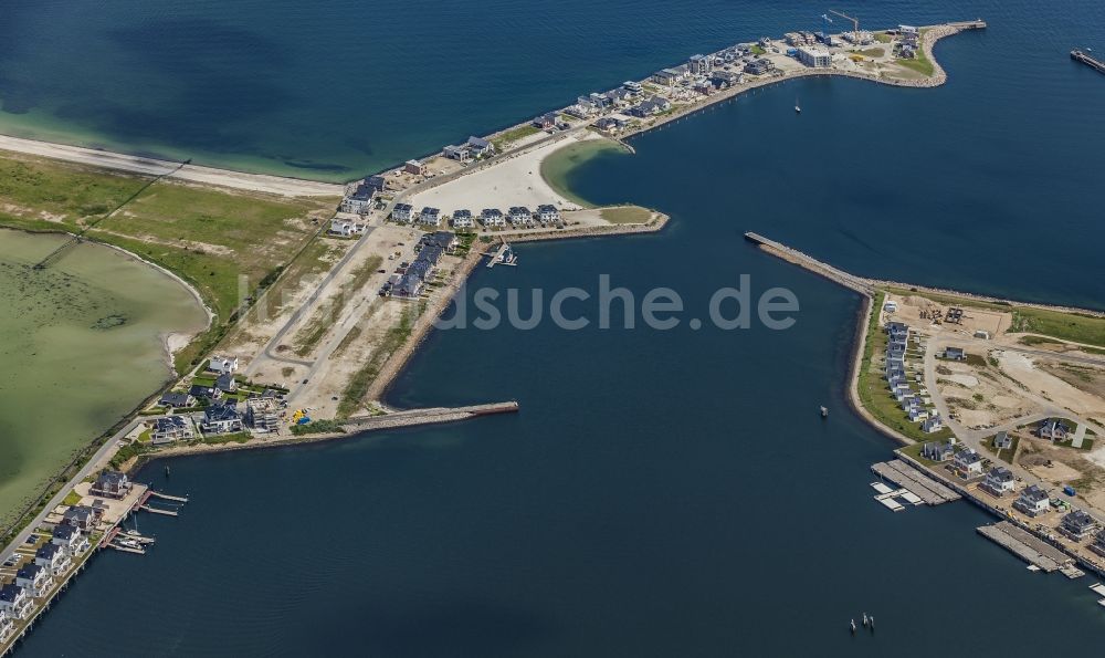 Luftaufnahme Olpenitz - Baustelle der Ferienhaus Anlage Ostsee Resort in Olpenitz im Bundesland Schleswig-Holstein, Deutschland