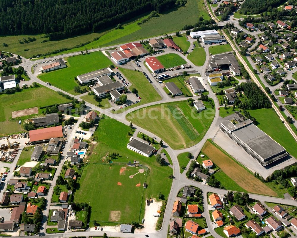 Luftbild Gammertingen - Baustelle Mischbebauung eines Wohngebiets mit Mehrfamilienhäusern und Einfamilienhäusern in Gammertingen im Bundesland Baden-Württemberg, Deutschland