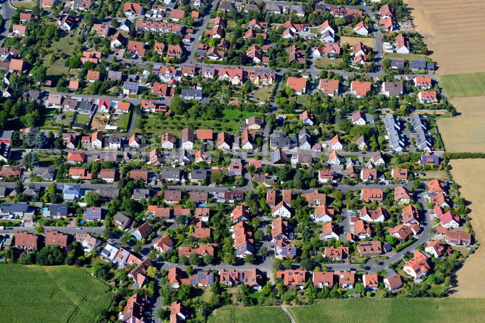 Luftaufnahme Rottenbauer - Baustelle Mischbebauung eines Wohngebiets mit Mehrfamilienhäusern und Einfamilienhäusern in Rottenbauer im Bundesland Bayern, Deutschland