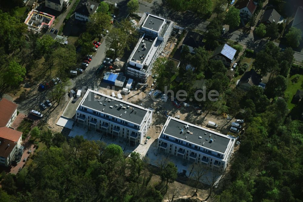 Luftbild Berlin - Baustelle vom Neubau eines Seniorenzentrums im Ortsteil Köpenick in Berlin, Deutschland