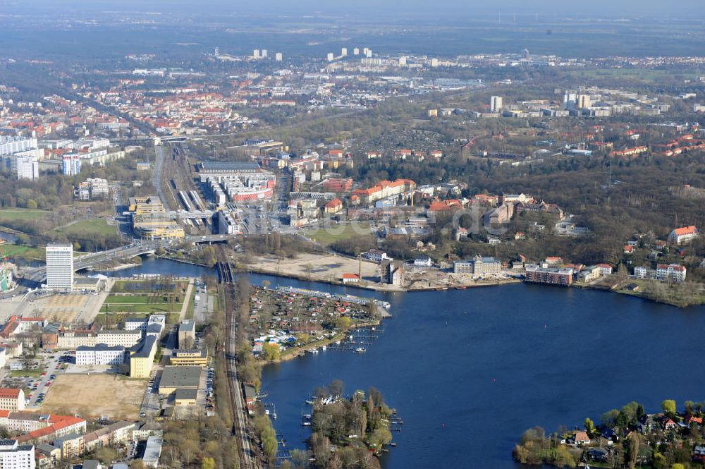 Luftaufnahme Potsdam - Baustelle Speicherstadt Potsdam Templiner Vorstadt