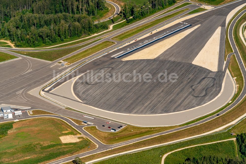 Immendingen aus der Vogelperspektive: Baustelle Teststrecke des Daimler AG Prüf- und Technologiezentrum in Immendingen im Bundesland Baden-Württemberg, Deutschland