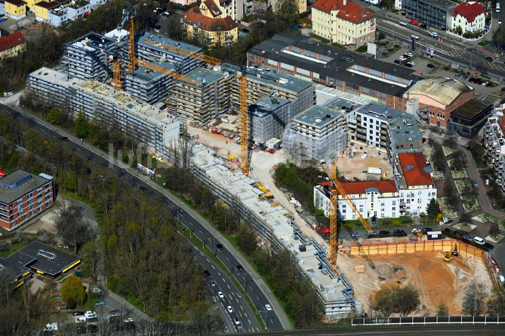 Luftbild Nürnberg - Baustelle Wohngebiet Quartier Tafel im Ortsteil Sankt Jobst in Nürnberg im Bundesland Bayern, Deutschland