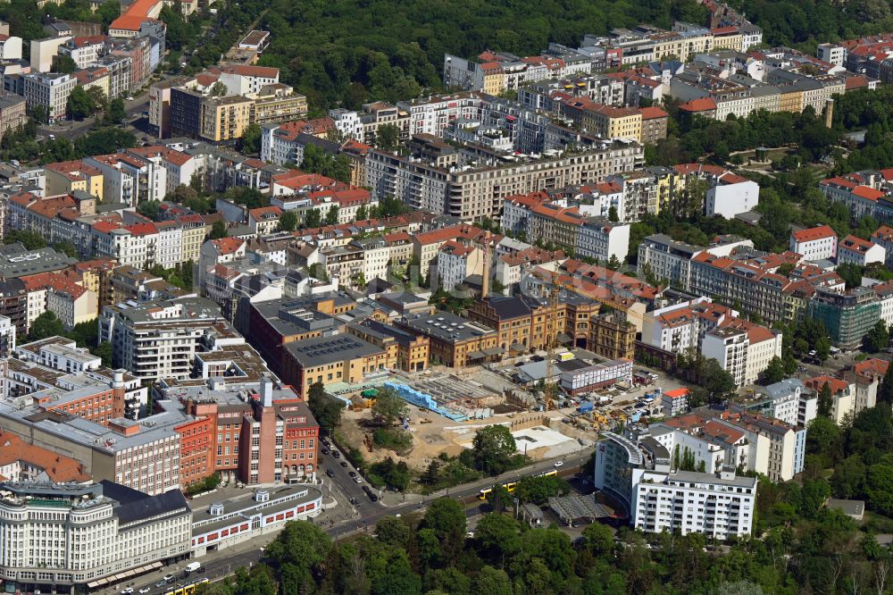 Berlin von oben - Baustelle zum Neubau Bötzow Campus im Ortsteil Prenzlauer Berg in Berlin, Deutschland