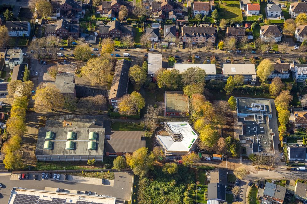Luftbild Bochum - Baustelle zum Neubau der Freizeiteinrichtung JuCon in Bochum im Bundesland Nordrhein-Westfalen, Deutschland