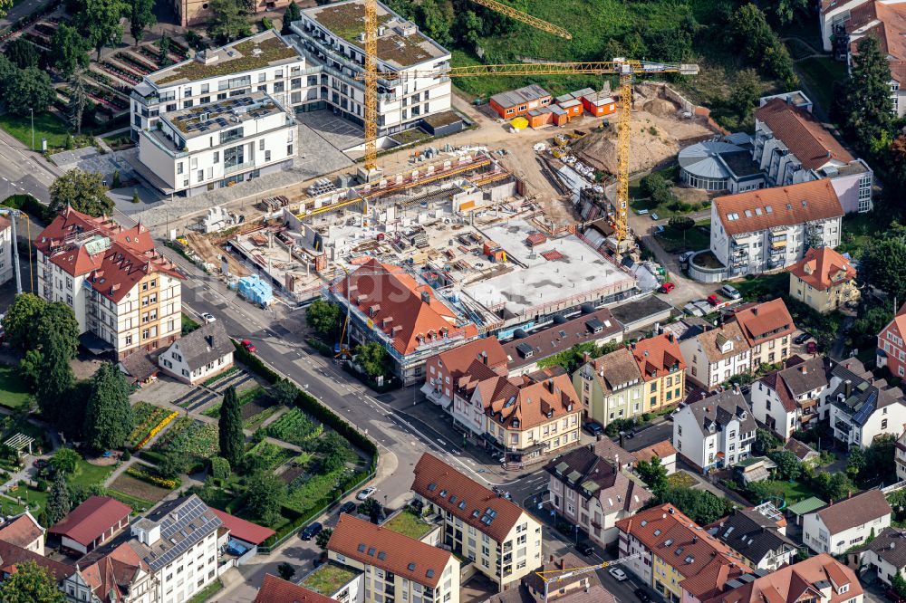 Gengenbach von oben - Baustelle zum Neubau eines Gesundheitszentrum in Gengenbach im Bundesland Baden-Württemberg, Deutschland