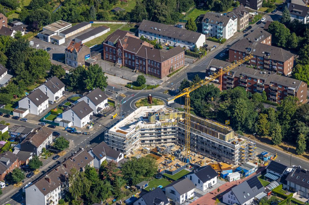 Röttgersbach von oben - Baustelle zum Neubau eines Gesundheitszentrum und Ärztehauses VITALUM - das Gesundheitszentrum in Röttgersbach im Bundesland Nordrhein-Westfalen, Deutschland