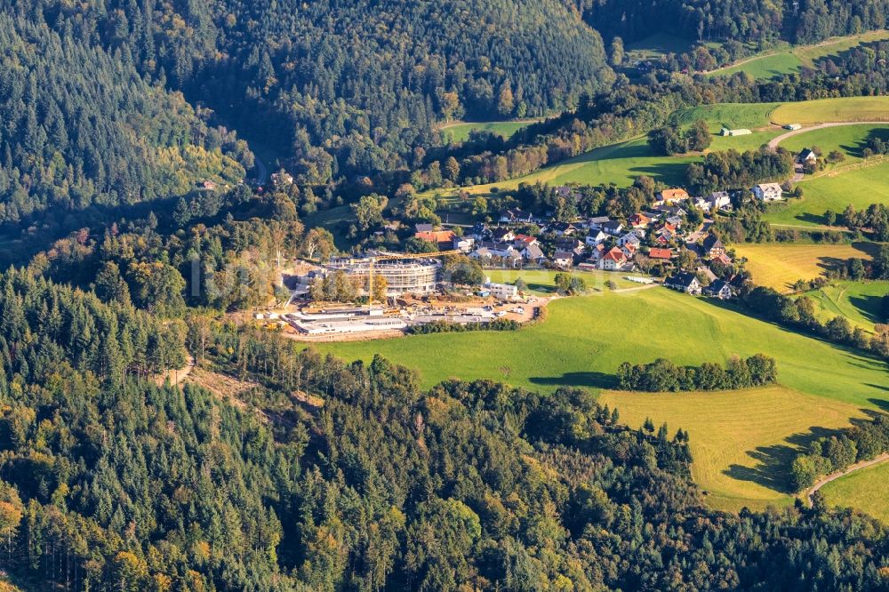 Luftbild Horben - Baustelle zum Neubau der Hotelanlage Luisenhöhe Gesundheitsresort in Horben im Bundesland Baden-Württemberg, Deutschland