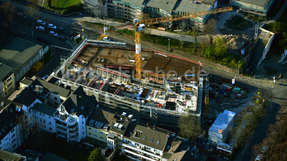 Luftbild Bonn - Baustelle zum Neubau der Hotelanlage Prizeotel in Bonn im Bundesland Nordrhein-Westfalen, Deutschland