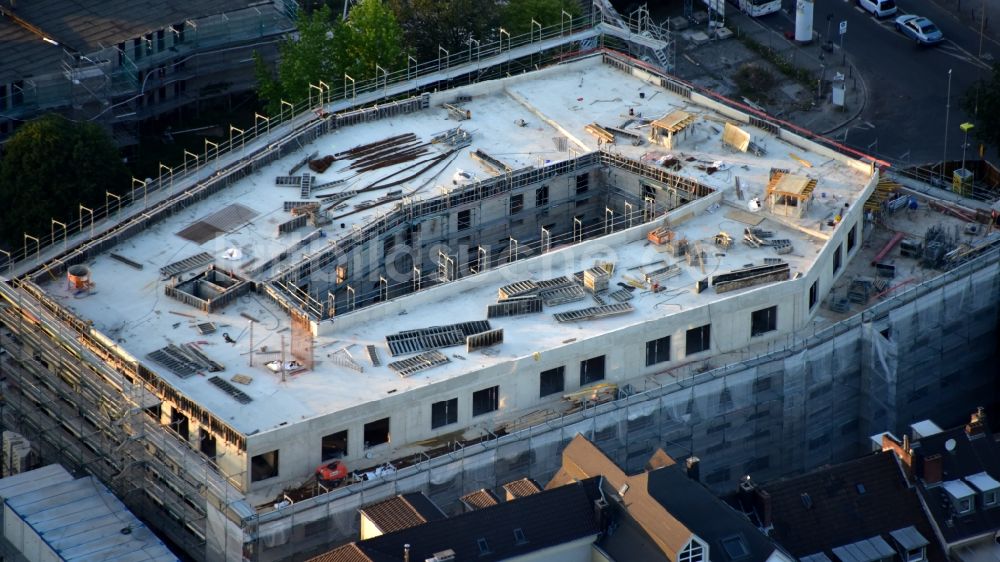 Luftaufnahme Bonn - Baustelle zum Neubau der Hotelanlage Prizeotel in Bonn im Bundesland Nordrhein-Westfalen, Deutschland