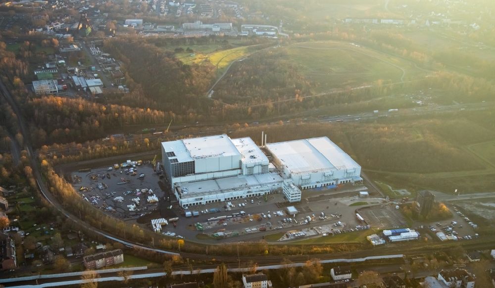 Luftbild Herne - Baustelle zum Neubau eines Logistikzentrums der NORDFROST GmbH & Co. KG in Herne im Bundesland Nordrhein-Westfalen, Deutschland