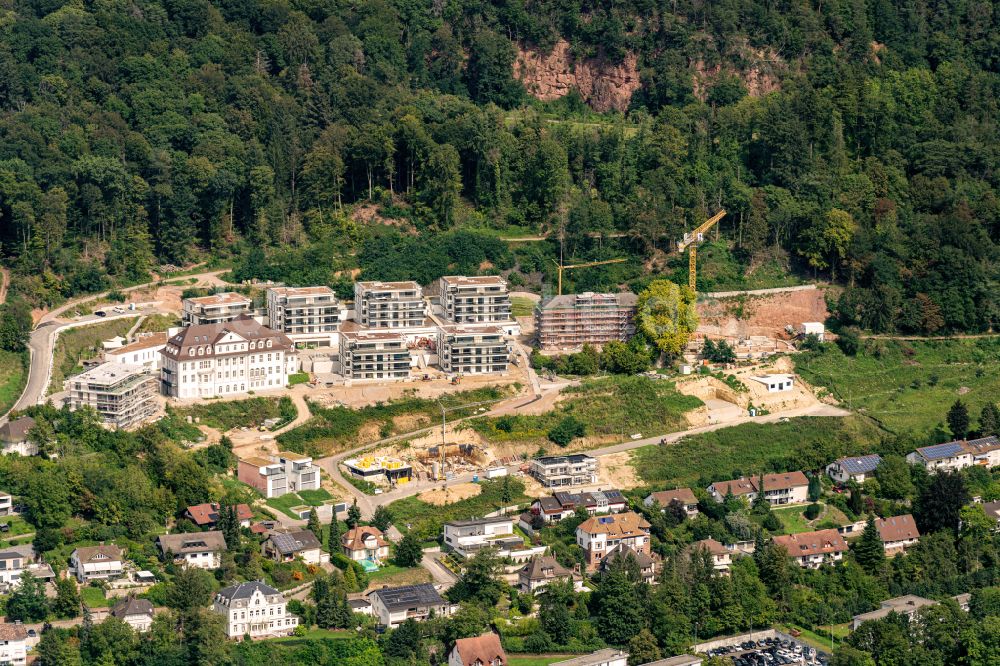 Luftbild Lahr/Schwarzwald - Baustelle zum Neubau einer Mehrfamilienhaus-Wohnanlage an der Altvaterstraße in Lahr/Schwarzwald im Bundesland Baden-Württemberg, Deutschland
